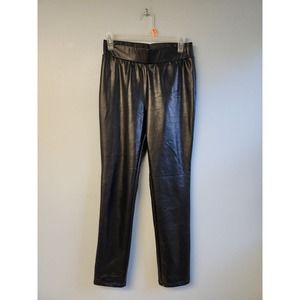 Alya Black‎ Faux Leather Women’s Skinny Pull-On Pants Size M